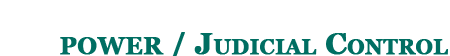 Judicial Control